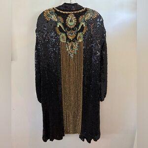 Judith Ann Vintage Embellished Silk Jacket